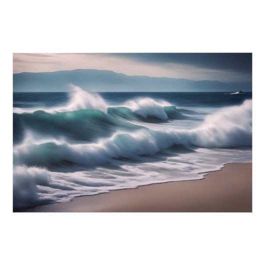 Impression Photo Belles vagues (Devant)