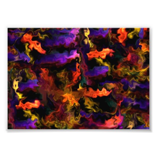 Impression Photo Bénédiction Abstraite vive de guérison 55,4 (Devant)