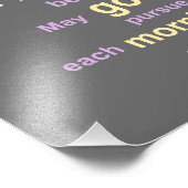 Impression Photo Bénédiction irlandaise de typographie (Coin)