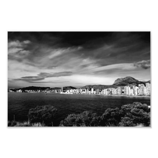 Impression Photo Benidorm Levante Beach Costa Blanca Espagne (Devant)