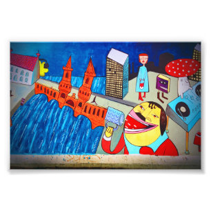 Impression Photo Berlin Wall Graffiti Art Street Art Allemagne