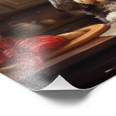 Impression Photo Bernedoodle Christmas Cookies Festive Holiday (Coin)