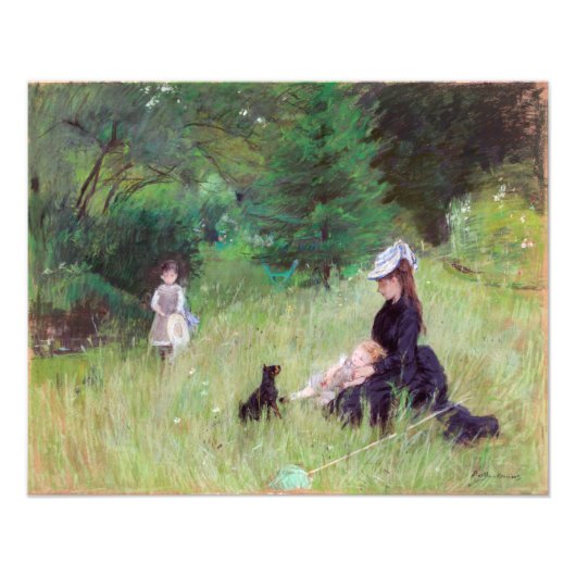 Impression Photo Berthe Morisot - Dans un parc (Devant)