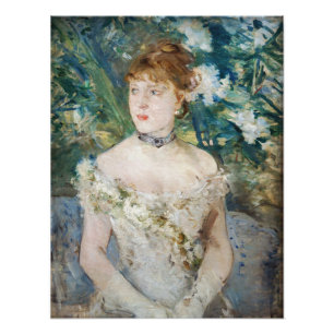 Impression Photo Berthe Morisot - Jeune Fille en Robe de Bal