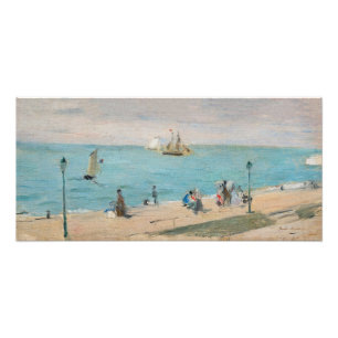 Impression Photo Berthe Morisot - Sur la plage aux Petites-Dalles