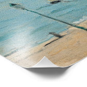 Impression Photo Berthe Morisot - Sur la plage, Les Petites-Dalles (Coin)