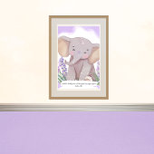 Impression Photo Bible Verse Elephant Baby Nursery Wall Art