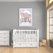 Impression Photo Bible Verse Elephant Baby Nursery Wall Art