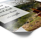 Impression Photo Bible Verse Encouragement Écriture Pittoresque (Coin)