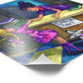 Impression Photo Bibliothèque Récupérer l'oeuvre (Coin)