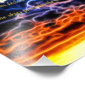 Impression Photo Biblique Électrifié Cumulus Nuages Skyscape (Coin)