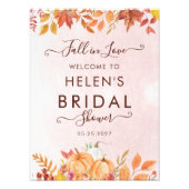 Impression Photo Bienvenue à la soirée de mariage Boho Pumpkin auto (Devant)