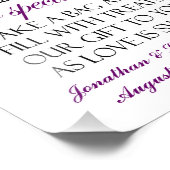 Impression Photo Bienvenue au Cookie Buffet Mariage Sign - Plum (Coin)