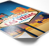 Impression Photo Bienvenue au fabuleux Las Vegas Nevada (Coin)