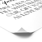 Impression Photo Bienvenue dans la boîte de dialogue Mariage Lolly  (Coin)