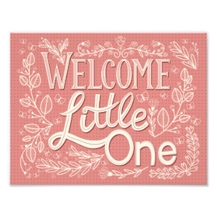 Impression Photo Bienvenue Little One