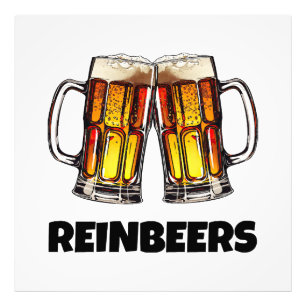 Impression Photo Bière Noël Reinbeers