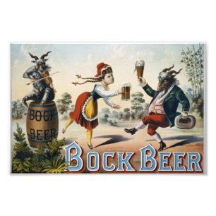 Impression Photo Bière vintage Bock