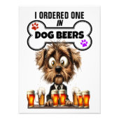 IMPRESSION PHOTO BIÈRES DE CHIENS (Devant)