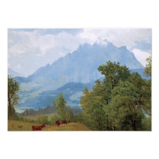 Impression Photo Bierstadt - Mont Pilatus, Suisse (Devant)