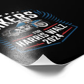 Impression Photo Bikers For Harris Walz 2024 Harris Waltz 2024 (Coin)