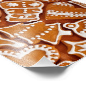 Impression Photo Biscuits en pain d'épices de Noël (Coin)