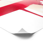 Impression Photo Bison avec drapeau des États-Unis d'Amérique (Coin)