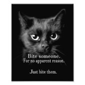 Impression Photo Bite quelqu'un (Devant)