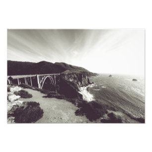 Impression Photo Bixby Bridge, Big Sur, Californie États-Unis
