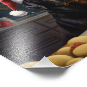 Impression Photo Black Lab Christmas Cookies Festive Holiday (Coin)