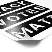 Impression Photo Black Votes Matter Stencil Custom Colors (Coin)