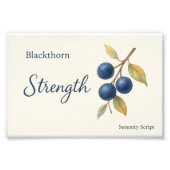 Impression Photo Blackthorn — Strength (Devant)