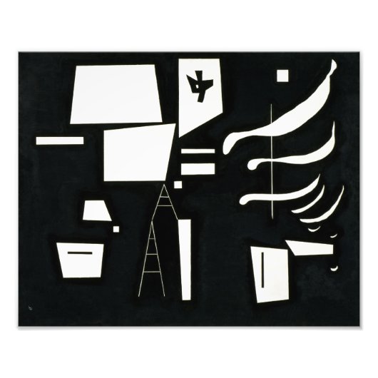Impression Photo Blanc – Doux et dur | Kandinsky | (Devant)