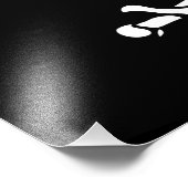 Impression Photo Blanc, Drapeau Pirate Calico Jack, Crâne & Cutlass (Coin)