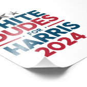Impression Photo Blancs pour Harris-Élection 2024 (Coin)