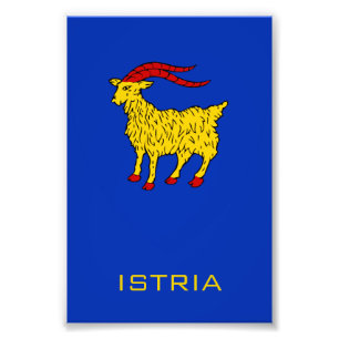 Impression Photo Blason d'Istrie Patrimoine Adriatique