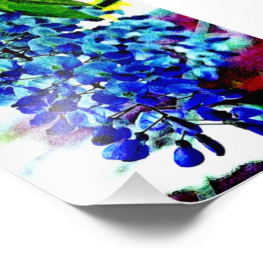 Impression Photo Bleu (Coin)