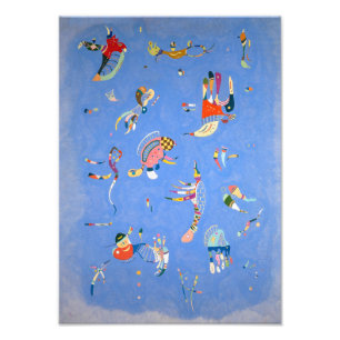 Impression Photo Bleu ciel Kandinsky
