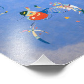 Impression Photo Bleu ciel | Kandinsky | (Coin)