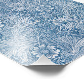 Impression Photo Bleu et blanc William Morris (Coin)