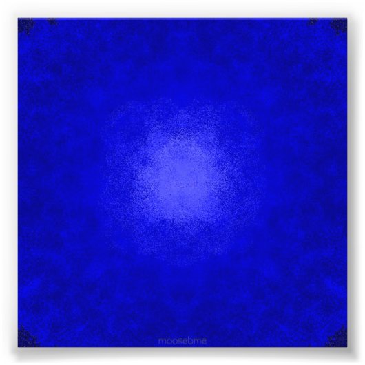 Impression Photo Bleu sur les points bleus (Devant)