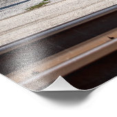 Impression Photo Bleu vintage (Coin)