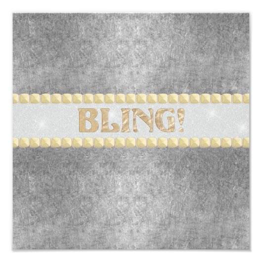 Impression Photo Bling branché ! Design (Devant)