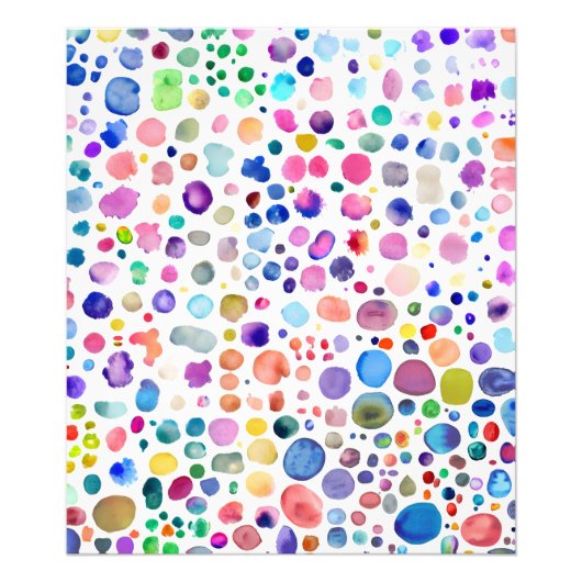 Impression Photo Blobs aquarelle (Devant)