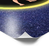 Impression Photo Blonde Surfer Adolescent Girl Galaxy (Coin)