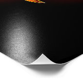 Impression Photo Blooming Fire Rose (Coin)