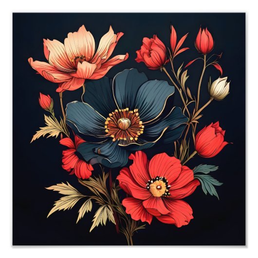 Impression Photo Blooms de minuit (Devant)