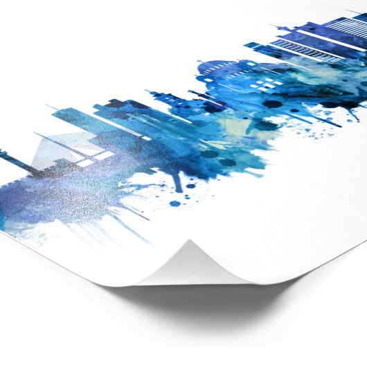 Impression Photo Blue de Belgrade (Coin)