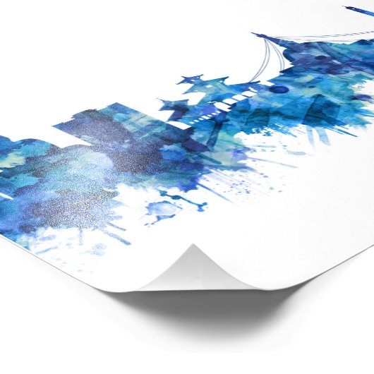 Impression Photo Blue de Katmandou (Coin)