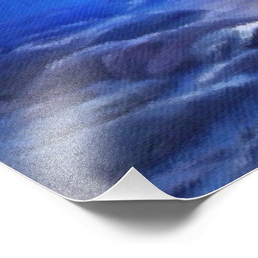 Impression Photo Blue Mist Rising par M.A (Coin)